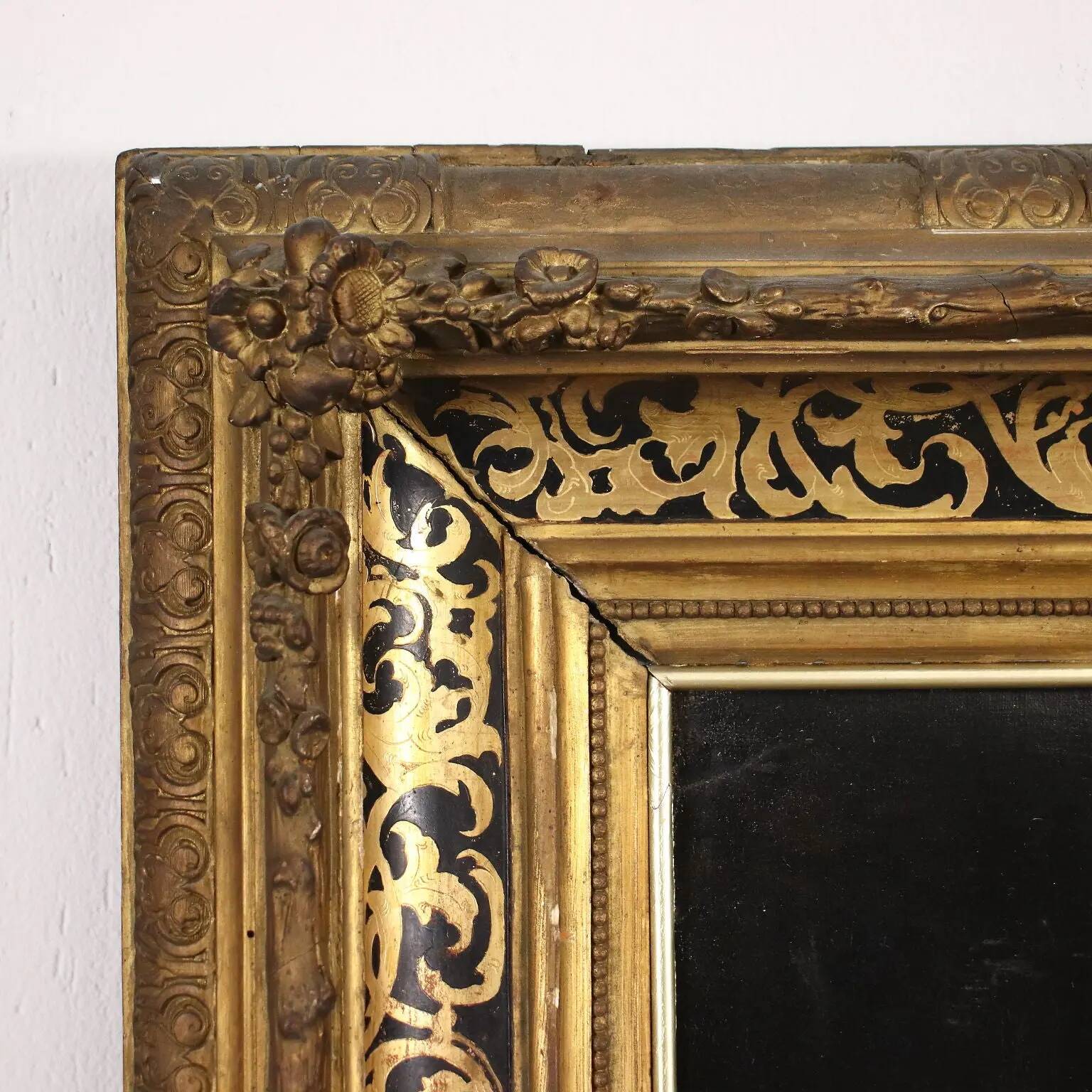 Ancient painting on a historical subject, oil on canvas, Italy 19th century.
