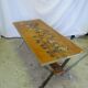Vintage ceramic coffee table signed ADRI
