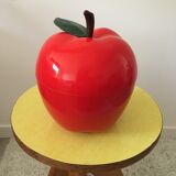 Red apple ice bucket vintage