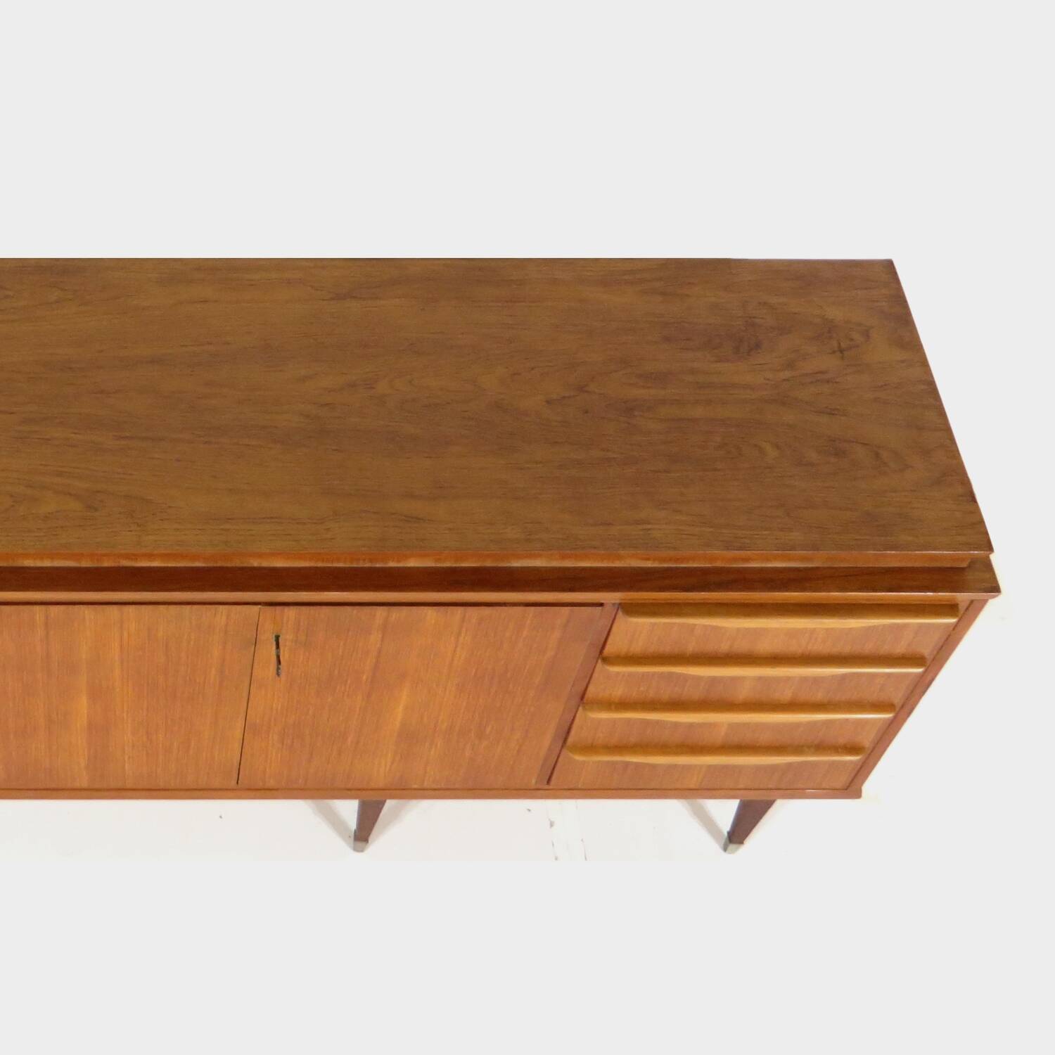 Vintage mid century modern sideboard in teak, 1960s