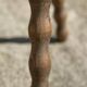Tabouret tripode demi-lune vintage 1950