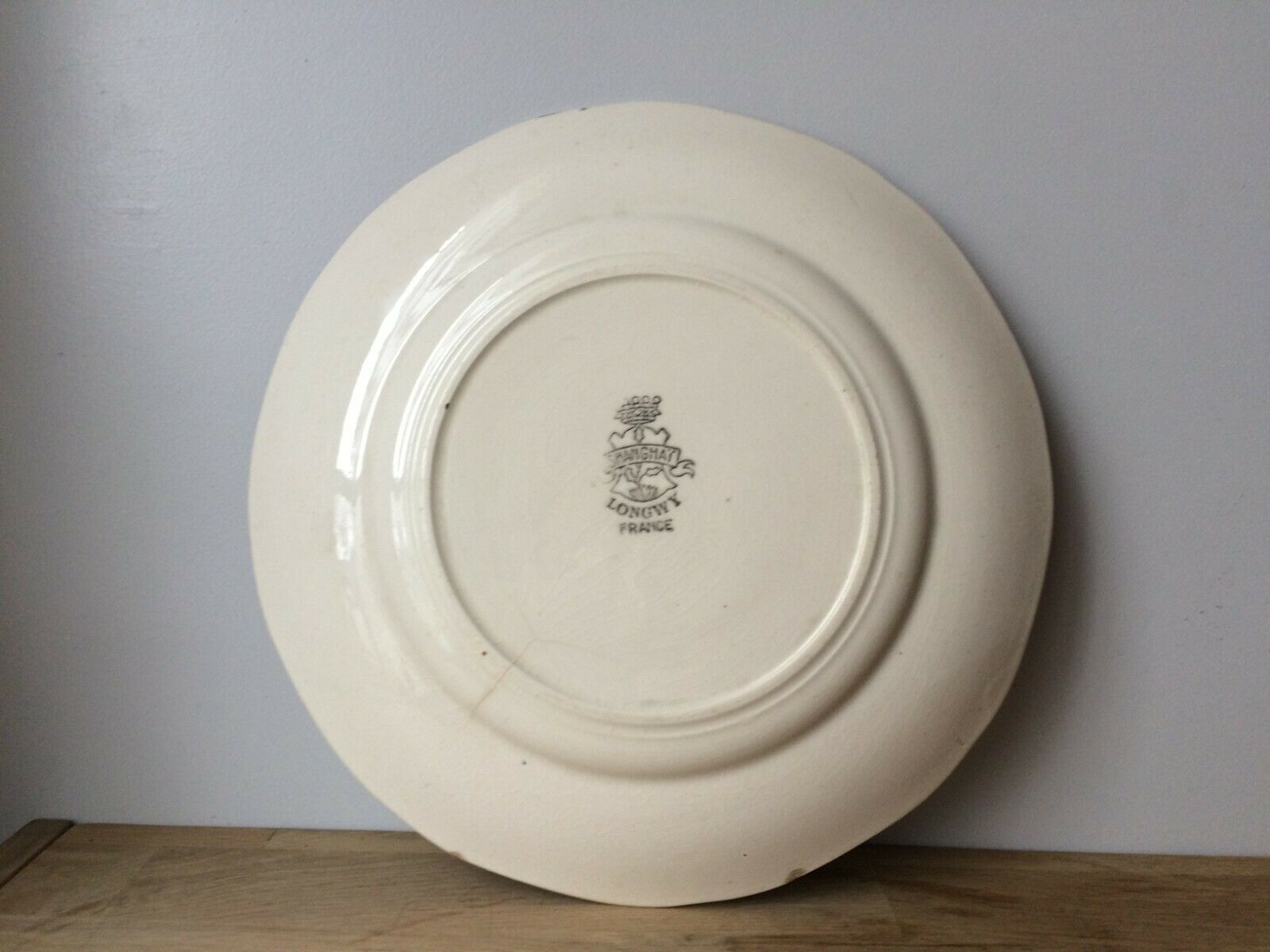 Flat plate décor Shanghai Longwy France