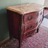 Commode en marqueterie style louis XV