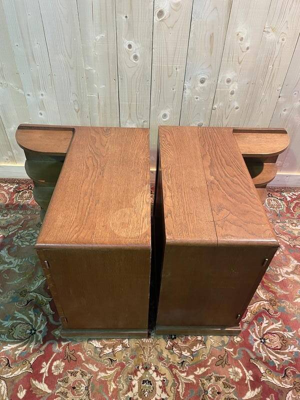 Pair of Art Deco bedside tables