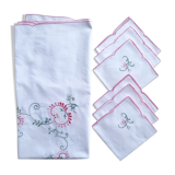 Tablecloth and 6 tea towels