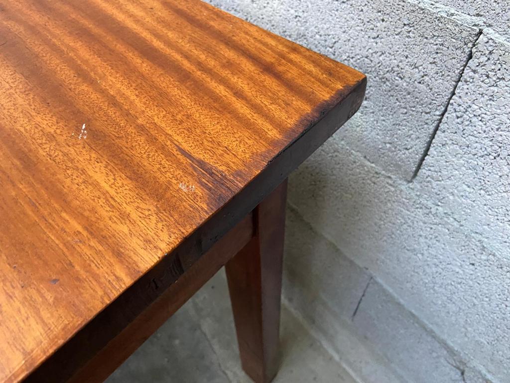 Mahogany farmhouse table 1950