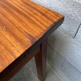 Mahogany farmhouse table 1950