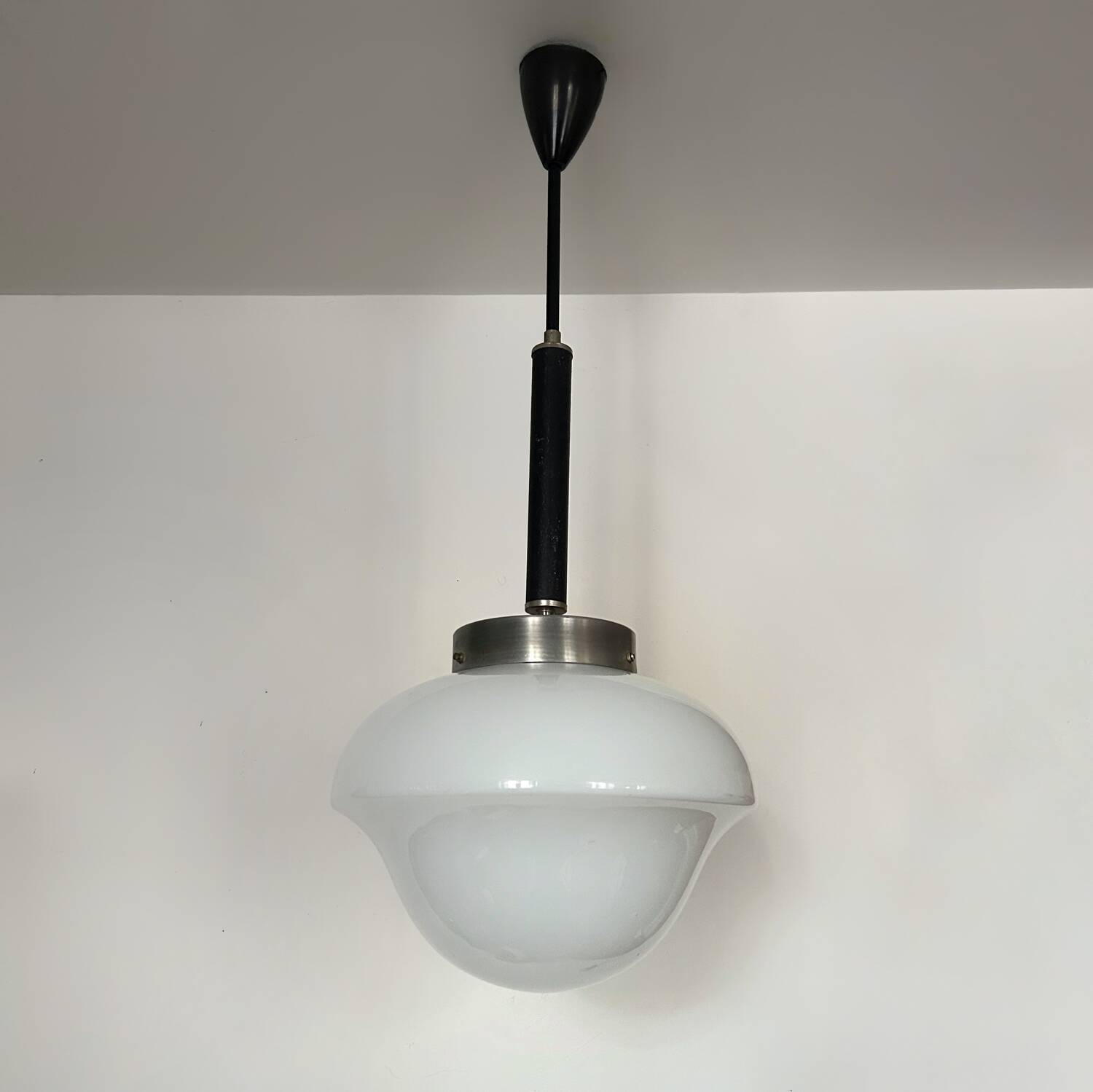 50s opaline bistro chandelier