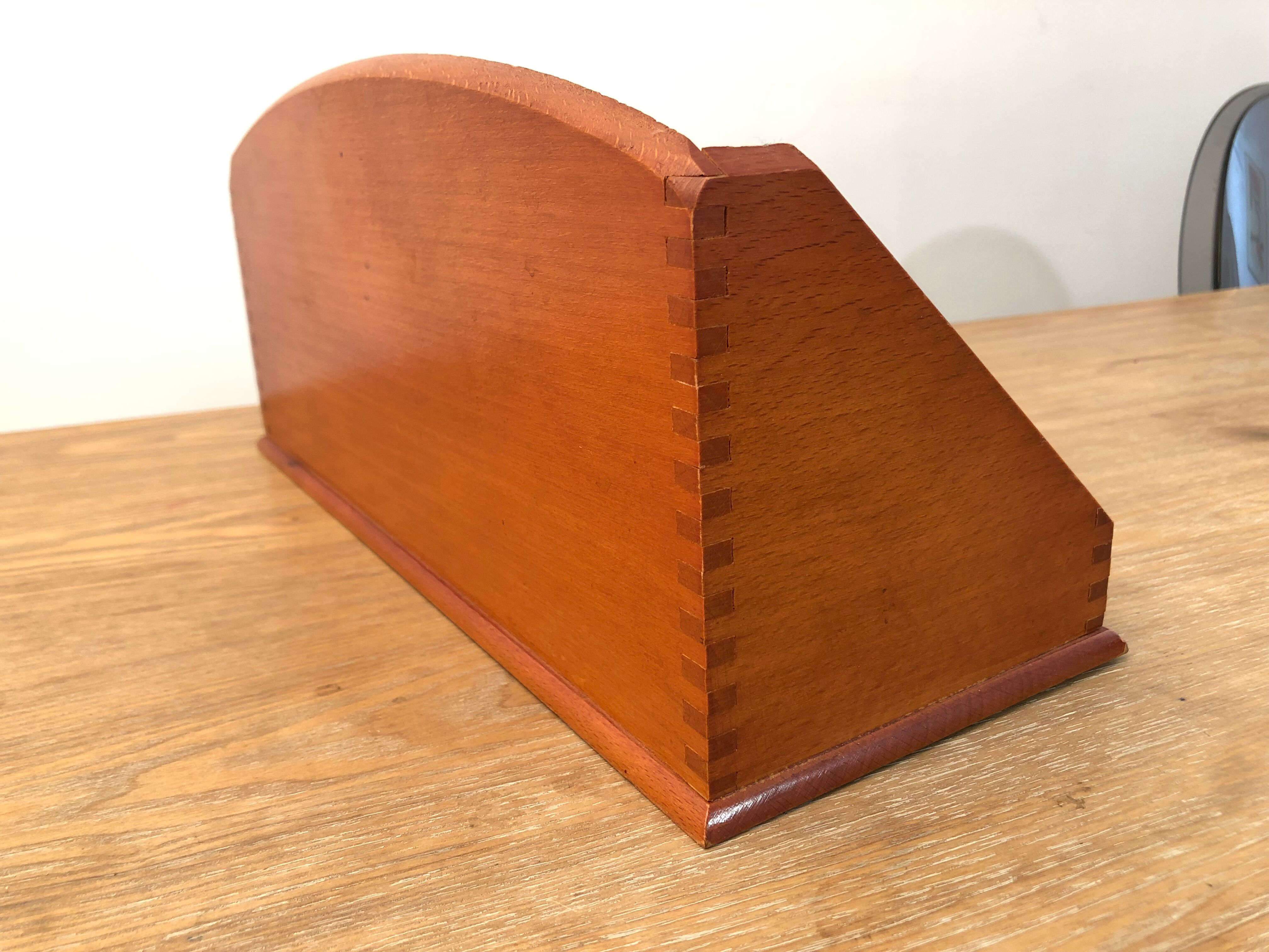 Office storage sorter range mail solid beech vintage 60/70