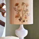 Lampe abat jour tissé main