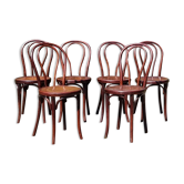 6 chairs Thonet bistro n°18 1/2 late nineteenth