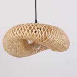 Bamboo Pendant Light, Bamboo Light Fixture, Hanging Lamp