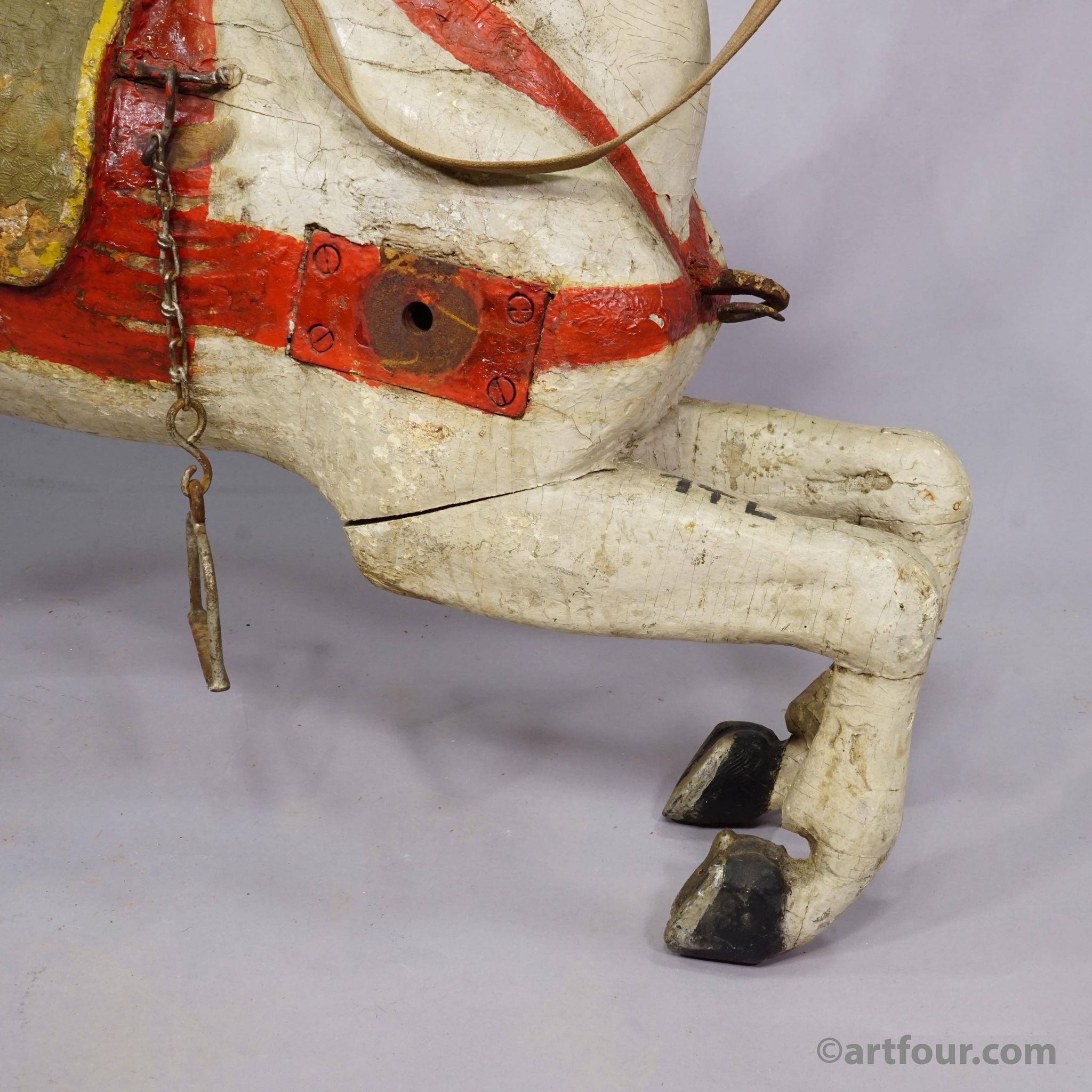 Antique children's carousel horse, Germany late 19th century