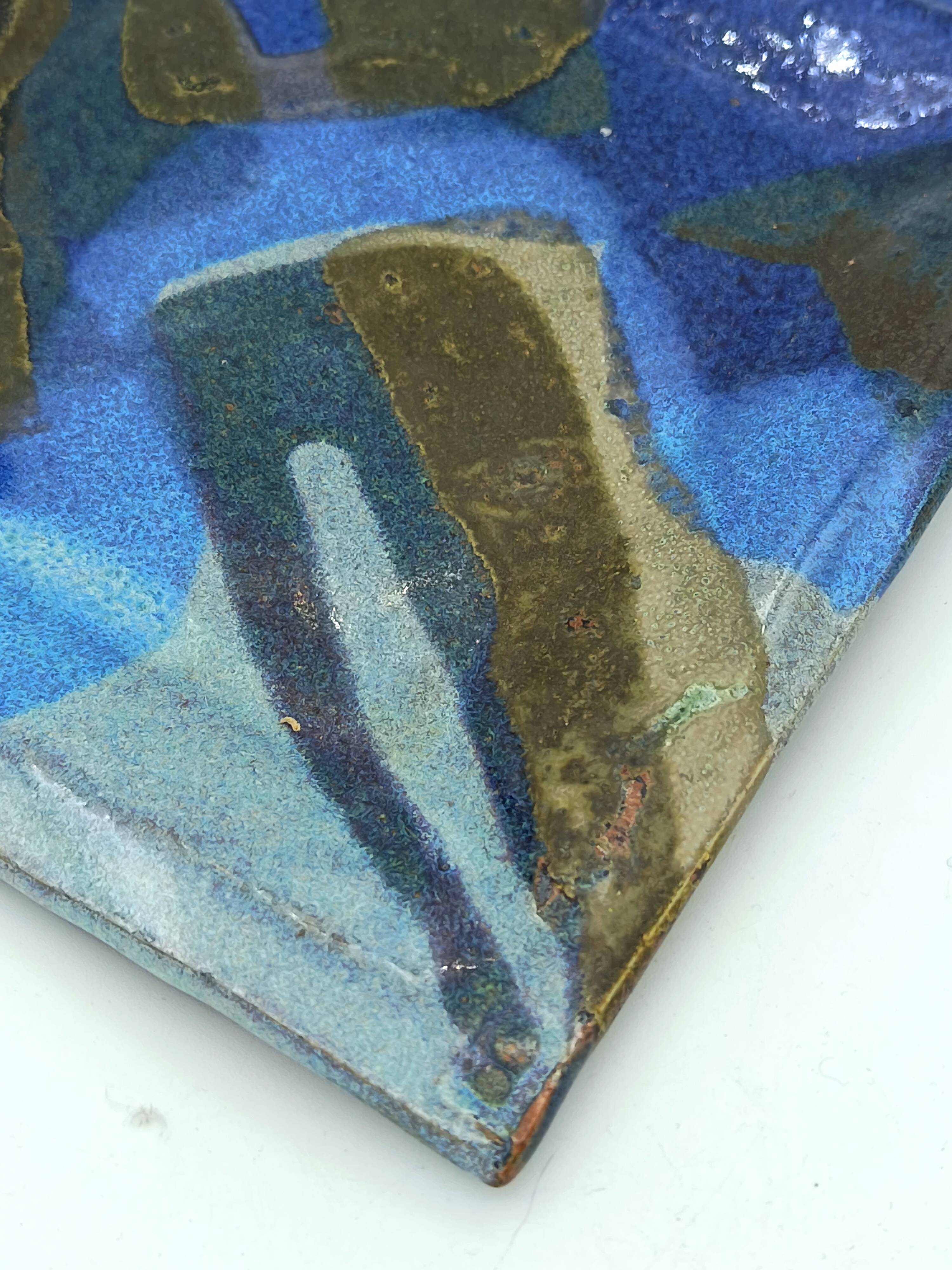 Ceramic plate Jean Cacheleux - Puisaye