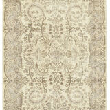 Handwoven anatolian beige rug 167 cm x 270 cm