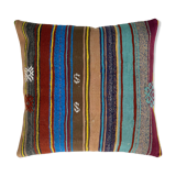 Vintage turkish kilim cushion cover 60 x 60 cm