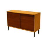 Vintage sideboard with sliding doors made in the 60s