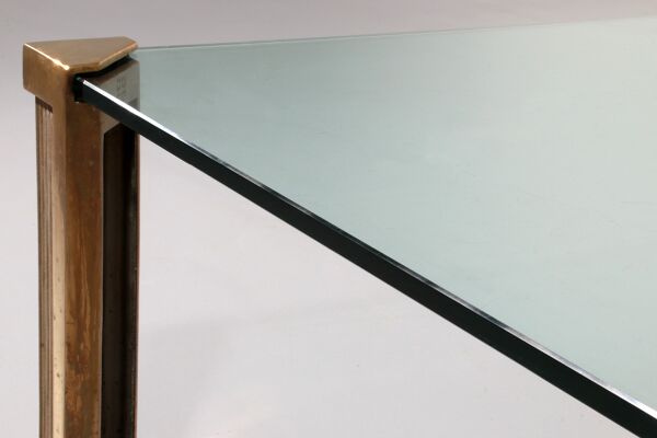Table basse de Peter Ghyczy modèle T14 design vintage des années 1970 (140x80x45)