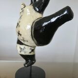 Sculpture "DEESSE" in the style of Niki de Saint Phalle, papier-mâché 1990