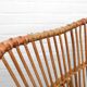 Metal and Rattan Terrace or Lounge Chair from Rohé Noordwolde, 1960s