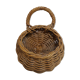 Pretty wall wicker basket
