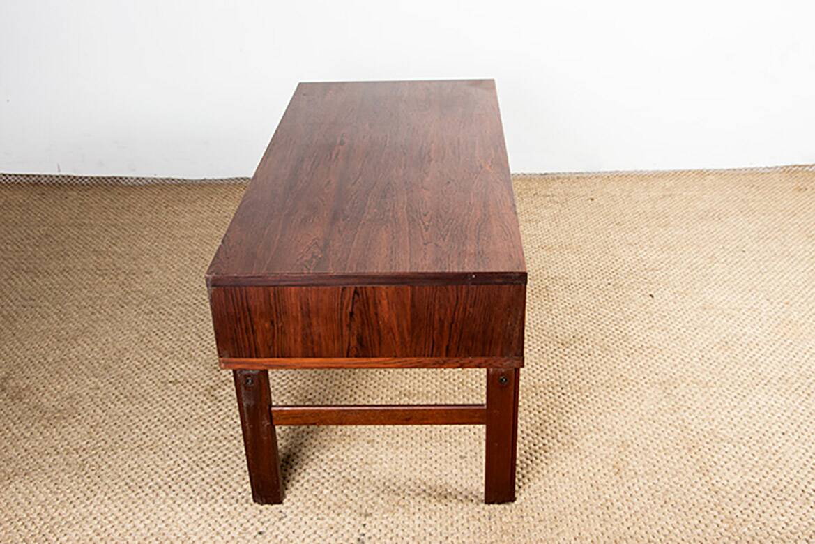 Small chest of drawers, hall or occasional furniture, Danish in rosewood.