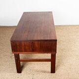 Small chest of drawers, hall or occasional furniture, Danish in rosewood.