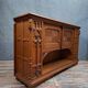 buffet ancien en chêne sculpté – style gothique / néo-gothique / XXeme