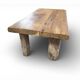 Vintage coffee table in sturdy wood / coffee table