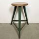 Green Industrial Workshop Stool, 1960s