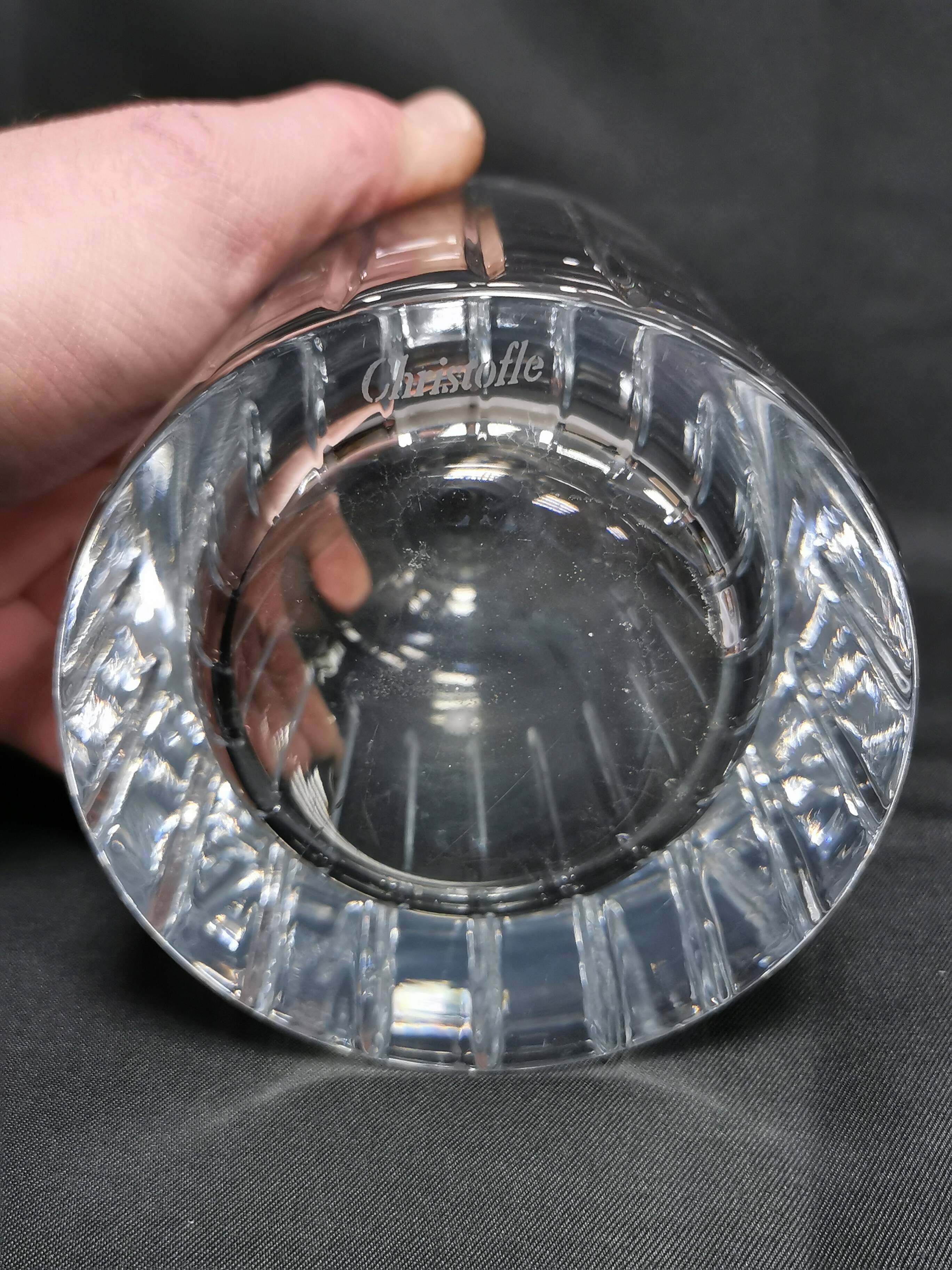 Iriana whiskey carafe, christofle crystal