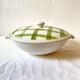 Set of three serving dishes, Moulins des Loups, model "Tablecloth"