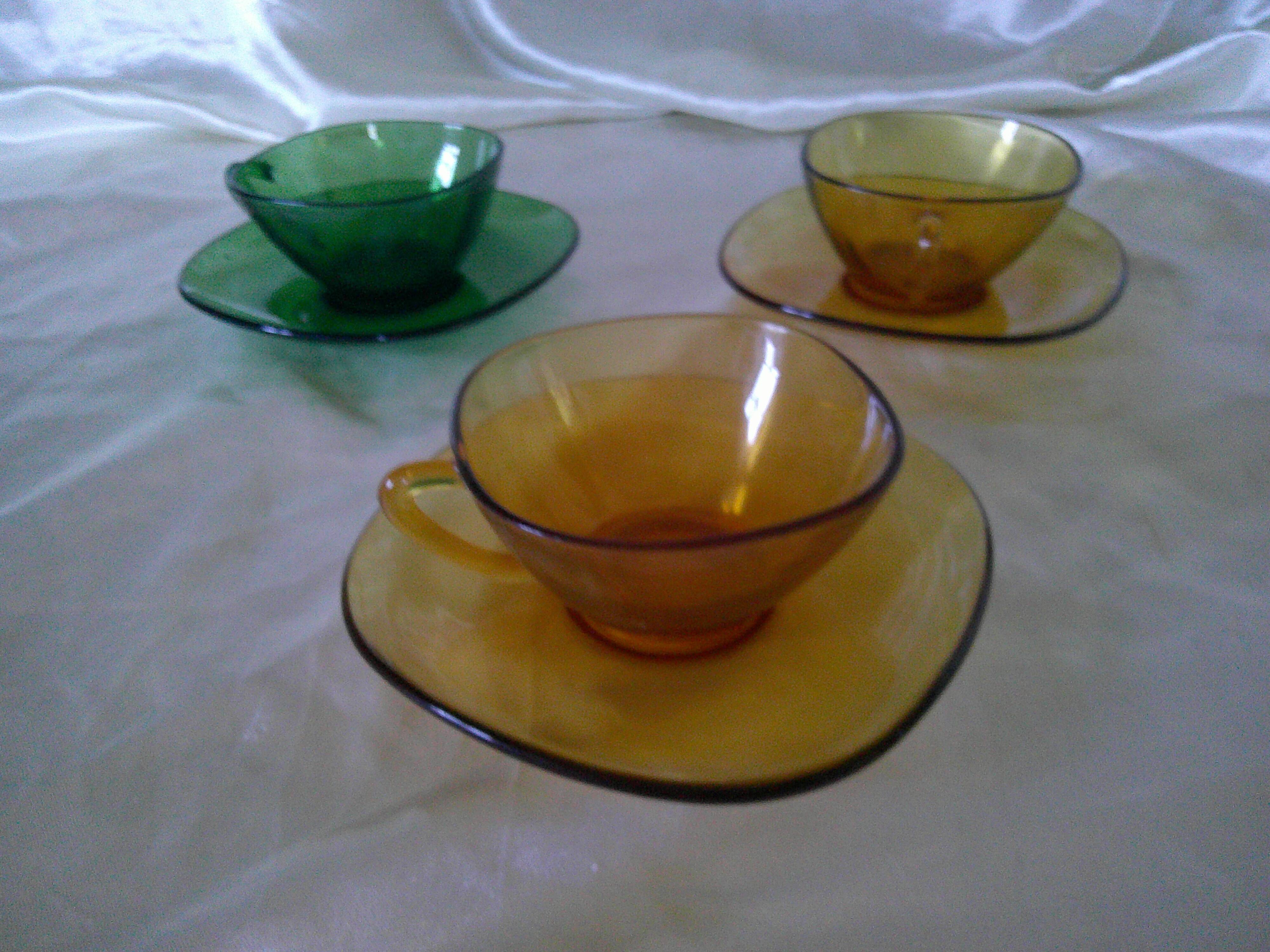 3 vereco coffee cups