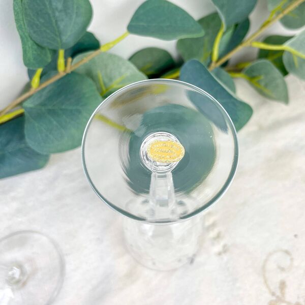 6 verres à eau en cristal taillé vintage, Cristallerie de Lorraine Lemberg, années 1950–1970