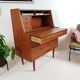 Commode secrétaire danoise en teck Chatol