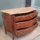 Commode style Louis XV en marqueterie de fleurs