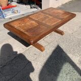 Solid oak coffee table