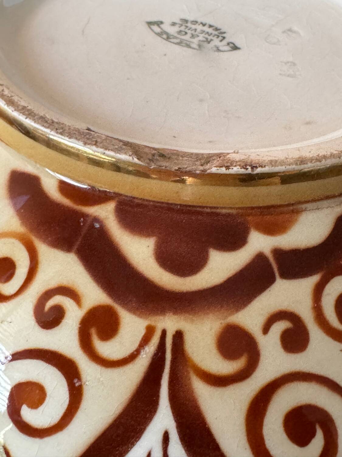 Large art deco flower pot