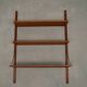 Vintage danish wall system brass supports