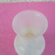 Soliflore vase in opalescent vintage annees glass