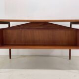 Teak Desk By Gunner Nielsen For Tibergaard