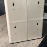 Vintage sheet metal medicine cabinet