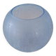 Cracked glass ball vase
