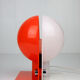 Space Age orange table lamp from Sergio Brazzoli for Guzzini, 1970s