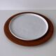 Vintage wooden plates teak