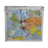 Hatier school map of Europe