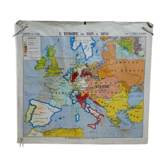 Hatier school map of Europe