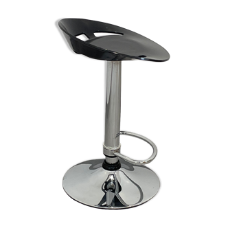 bar stool design foot trumpet steel