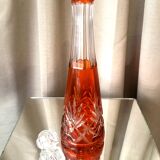 Carafe en cristal taille orange et transparent st louis modele masseret