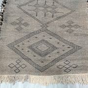 Moroccan Zanafi rug, Scandinavian rug, mid century decor, mid century furniture